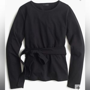 J Crew belted crossback top